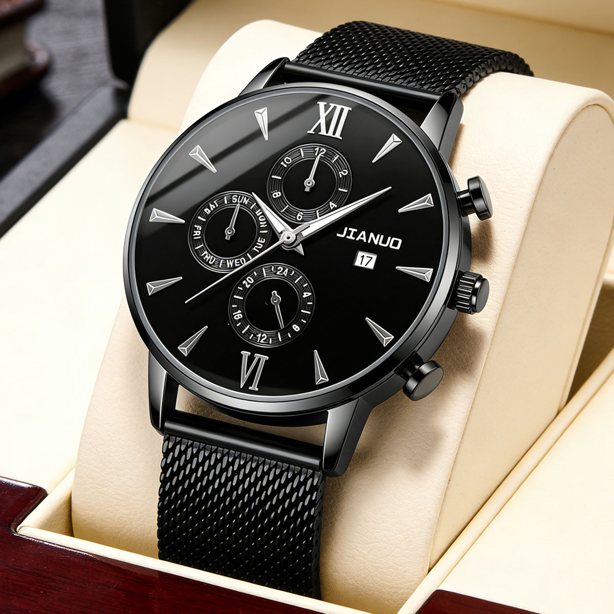 Stainless Mesh Band - Trendy Casual Erkek Milan Örgü Kemer