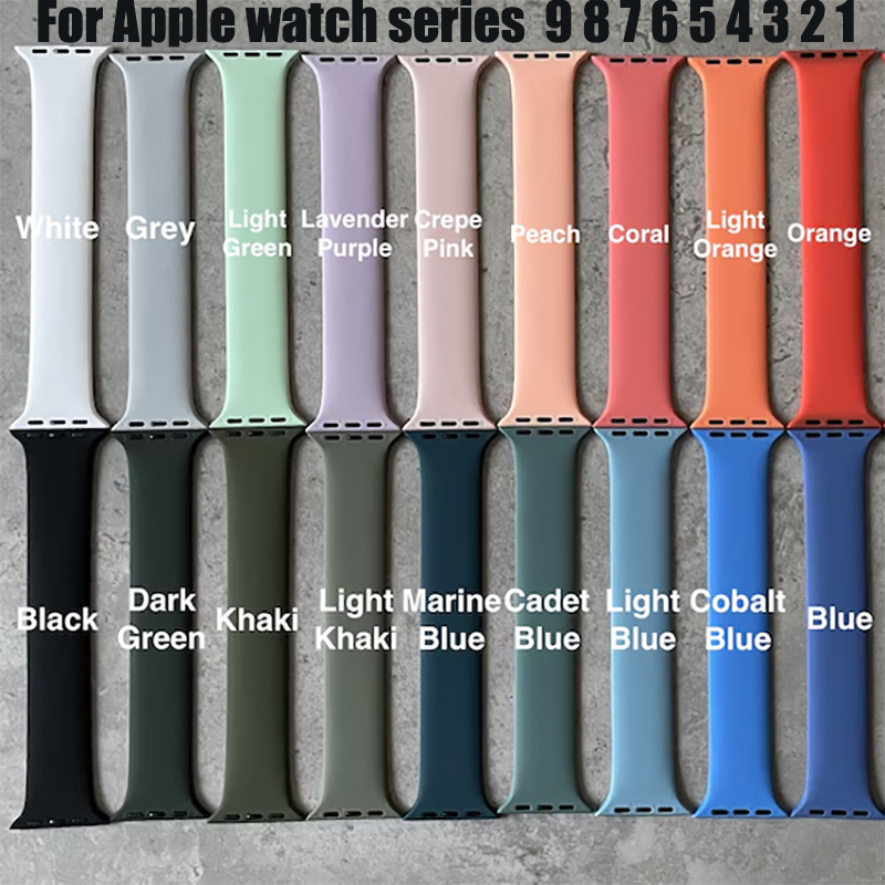Sport Loop Strap - Yalnız döngü silikon apple için saat