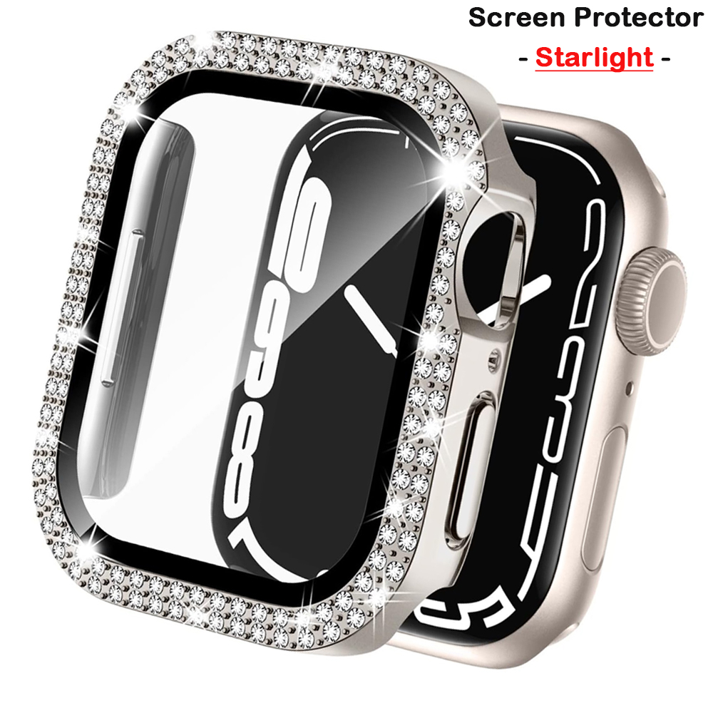 Smartwatch Band Accessories - Apple için elmas kapak İzle vaka