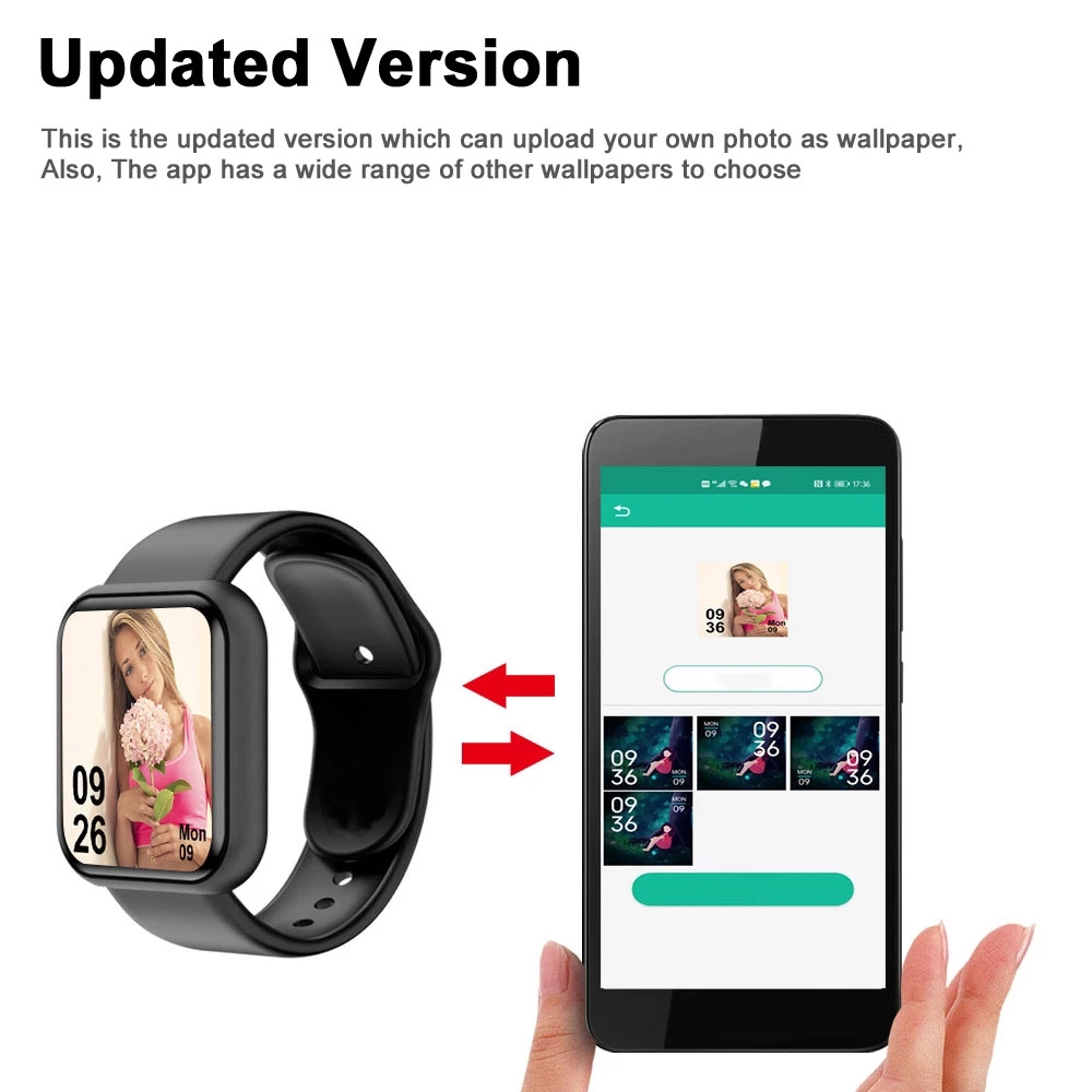 Erkekler Kadınlar Için akıllı  - Silicone Band Replacement incelemesi ve fiyatı