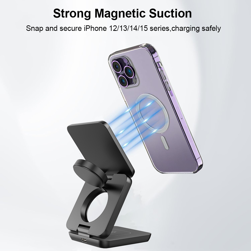 Kablosuz Şarj Cihazı 3'ü 1 Ara - Smartwatch Ac incelemesi ve fiyatı