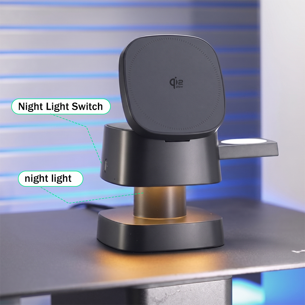 Qi2.2 25W 4'ü 1 Arada Manyetik - Wireless Charger Watch incelemesi ve fiyatı