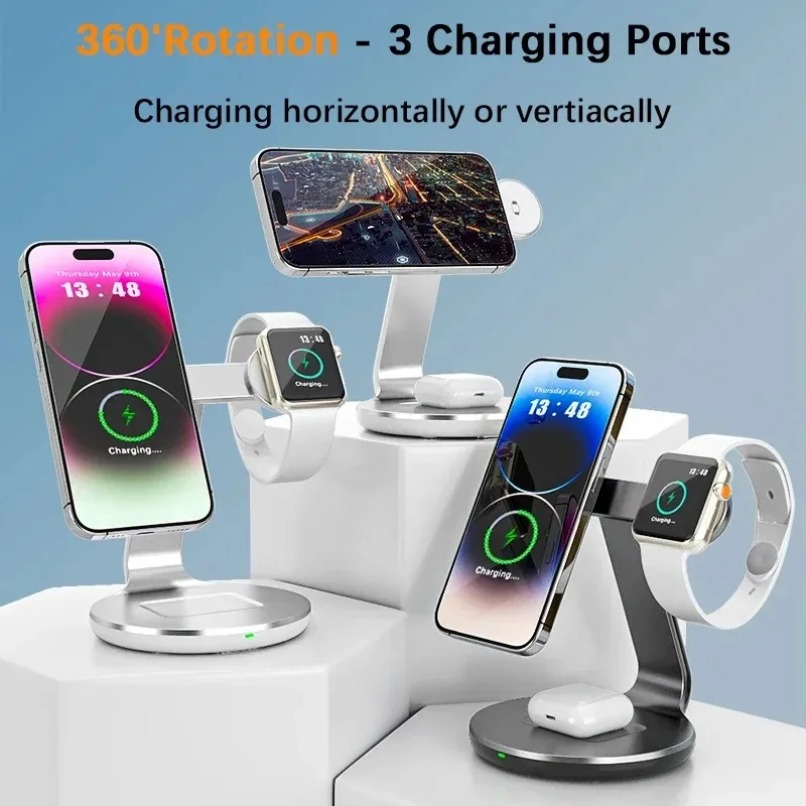 3'ü 1 Arada Kablosuz Şarj Stan - Wireless Charger Watch incelemesi ve fiyatı