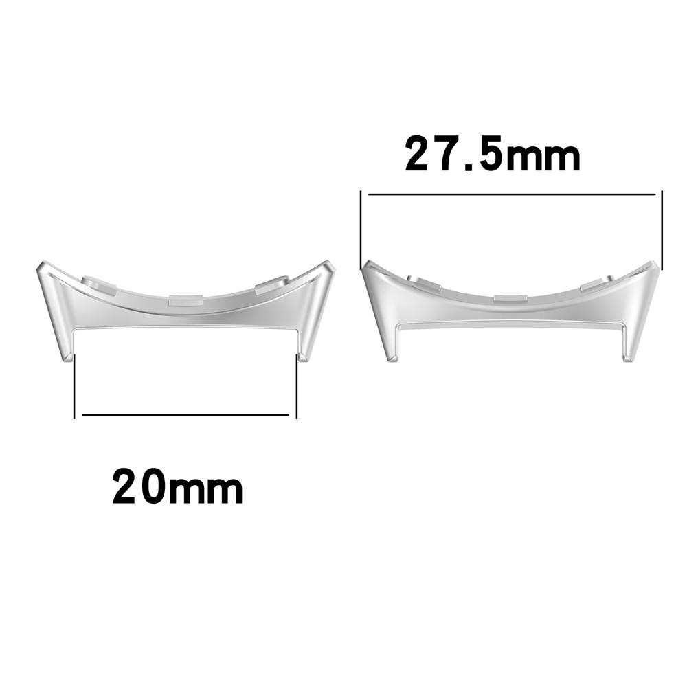 2 adet 20mm Metal konnektör iç - Smartwatch Band Accessories incelemesi ve fiyatı