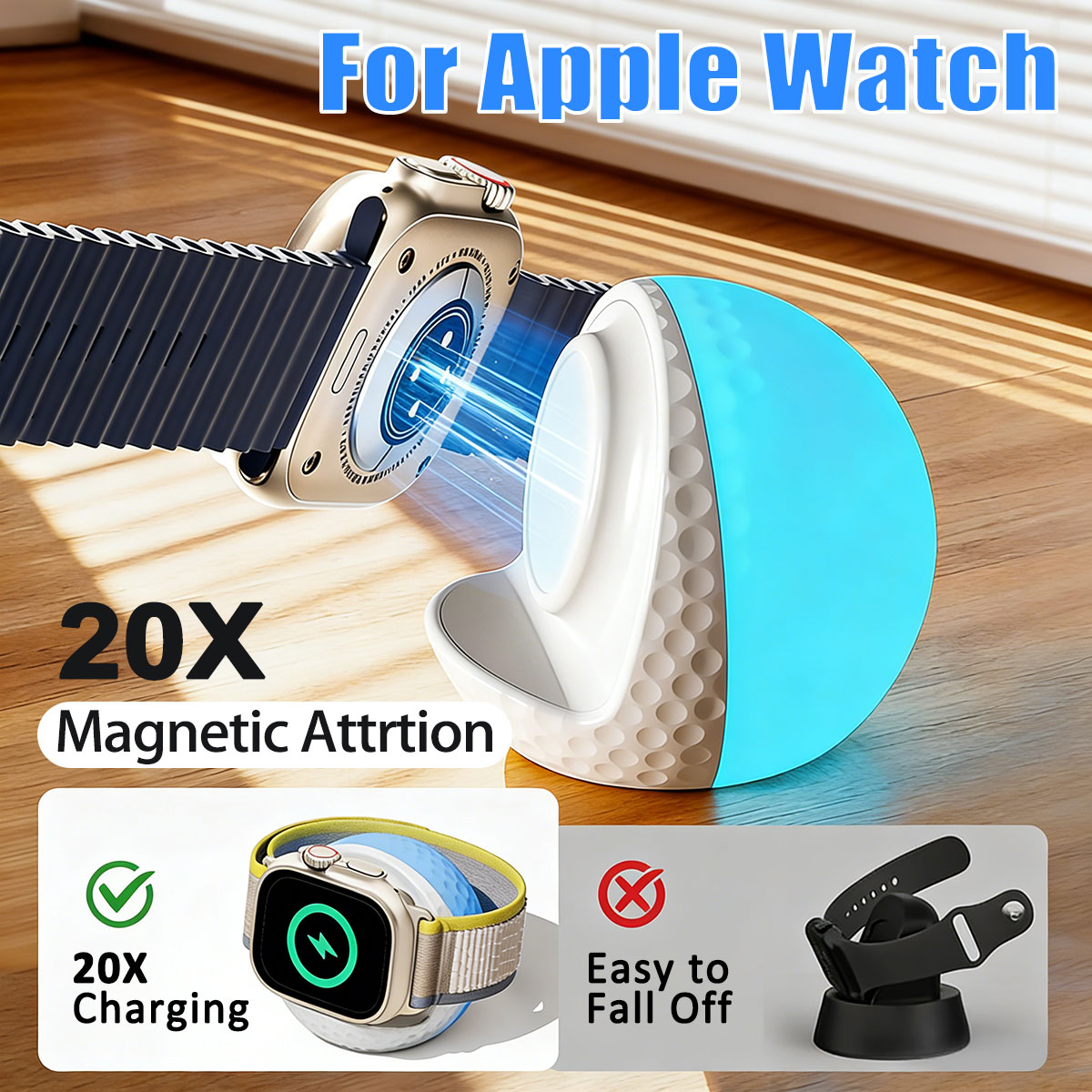 Taşınabilir RGB Işıklı Kablosu - Wireless Charger Watch incelemesi ve fiyatı