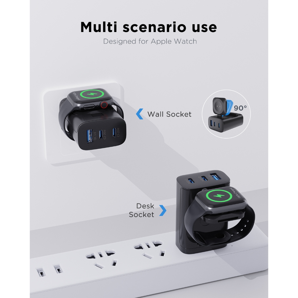 Oatsbasf 4'ü 1 Arada QC3.0 Hız - Wireless Charger Watch incelemesi ve fiyatı