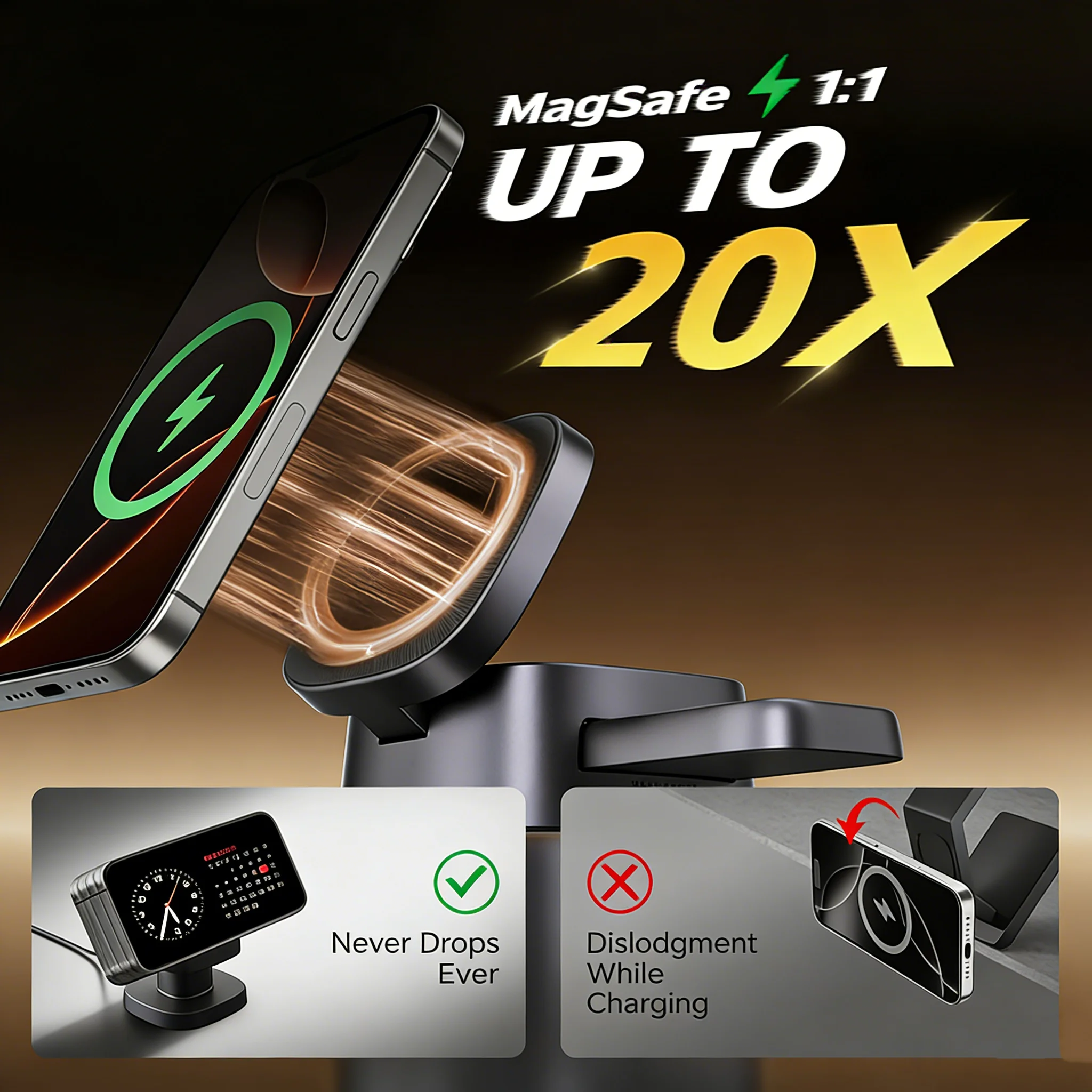 TIMESS Gece Lambası Mantar Şek - Wireless Charger Watch incelemesi ve fiyatı