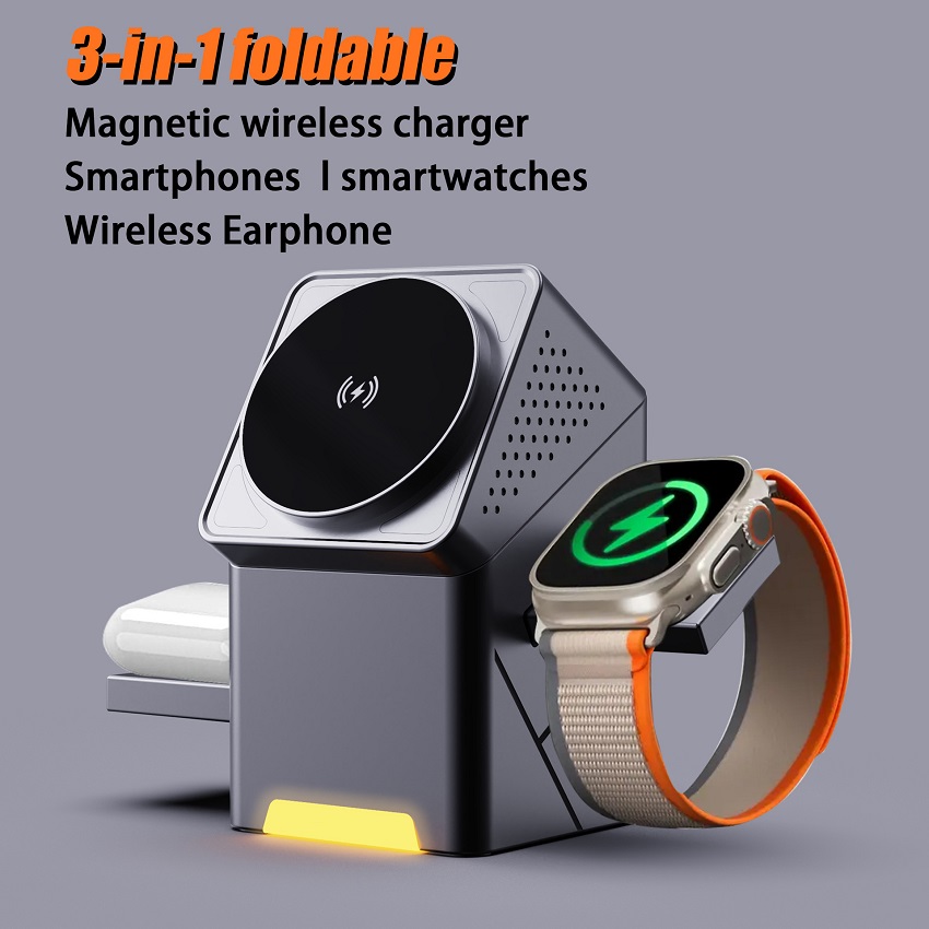 3'ü 1 Arada Manyetik Kablosuz  - Wireless Charger Watch incelemesi ve fiyatı