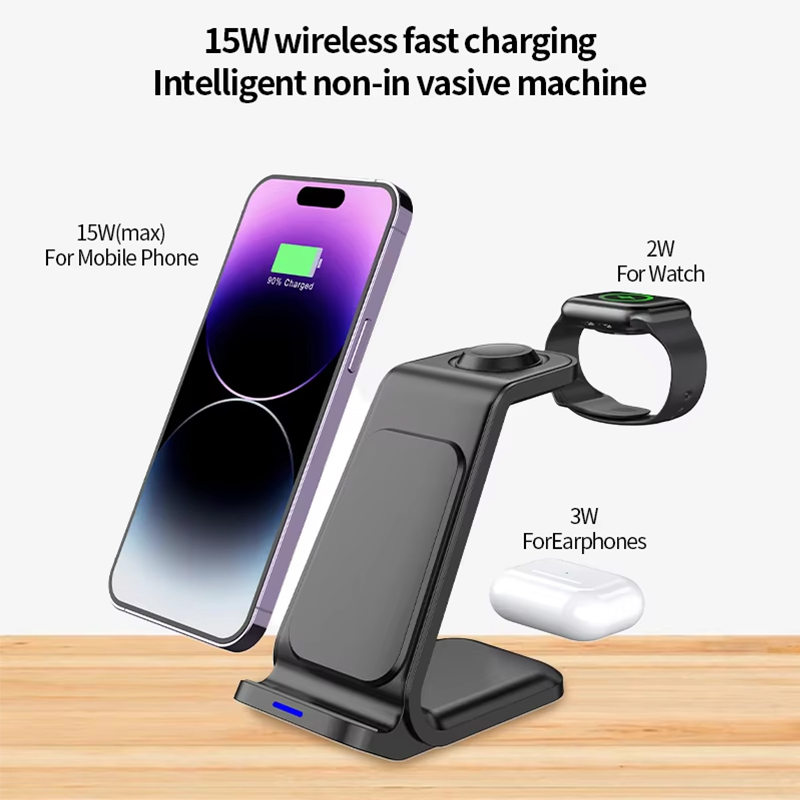 15W 3'ü 1 Arada Kablosuz Şarj  - Wireless Charger Watch incelemesi ve fiyatı